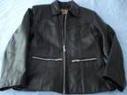 LEATHER JACKET - brand new,  Ladies black leather jacket.....