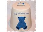 Handpainted Baby Boy & Baby Girl Money Boxes